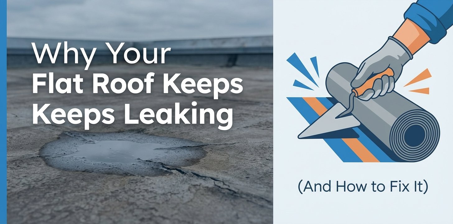 Why Your Flat Roof Keeps Leaking (And How to Fix It)