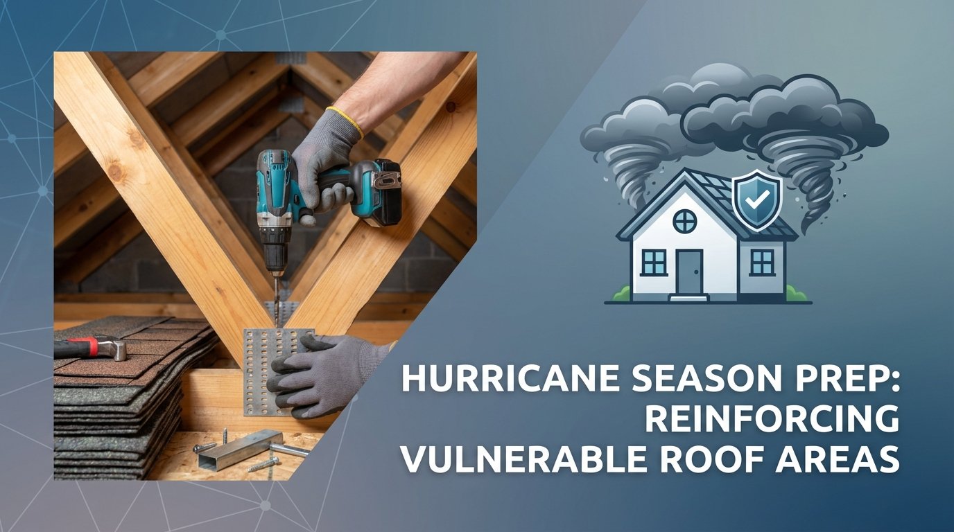 Hurricane Season Prep: Reinforcing Vulnerable Roof Areas