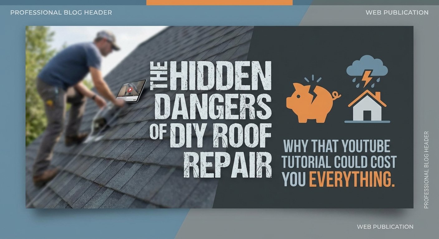 The Hidden Dangers of DIY Roof Repair: Why That YouTube Tutorial Could Cost You Everything