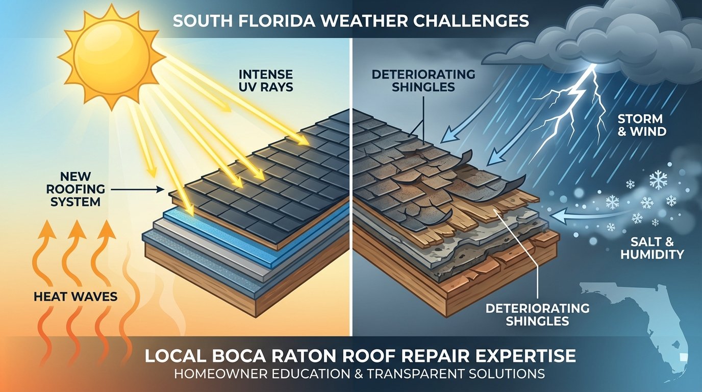 Why Florida's Climate Destroys Roofing Materials Faster