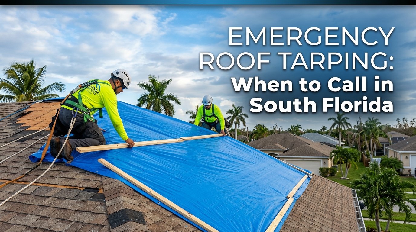 Emergency Roof Tarping: When to Call in South Florida