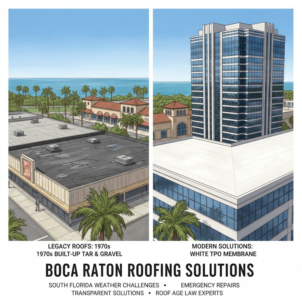 The Unique Commercial Roofing Environment in Boca Raton