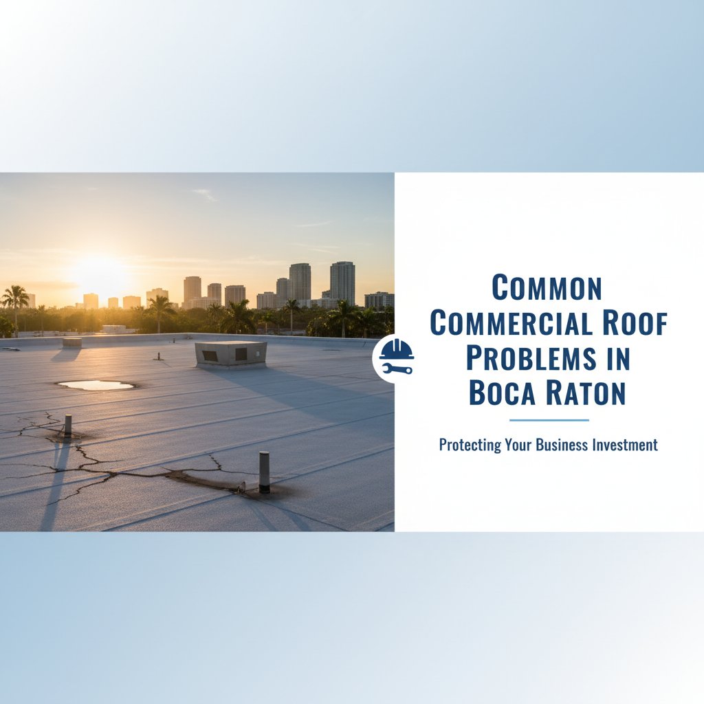 Common Commercial Roof Problems in Boca Raton