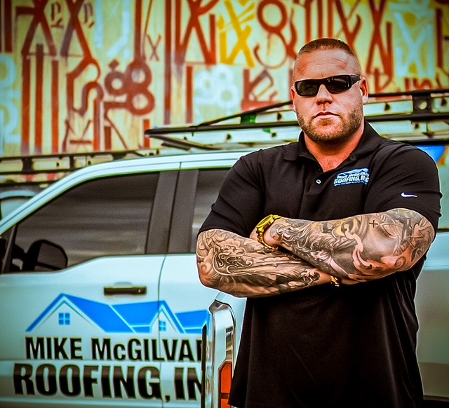 Mike McGilvary, owner of Mike McGilvary Roofing