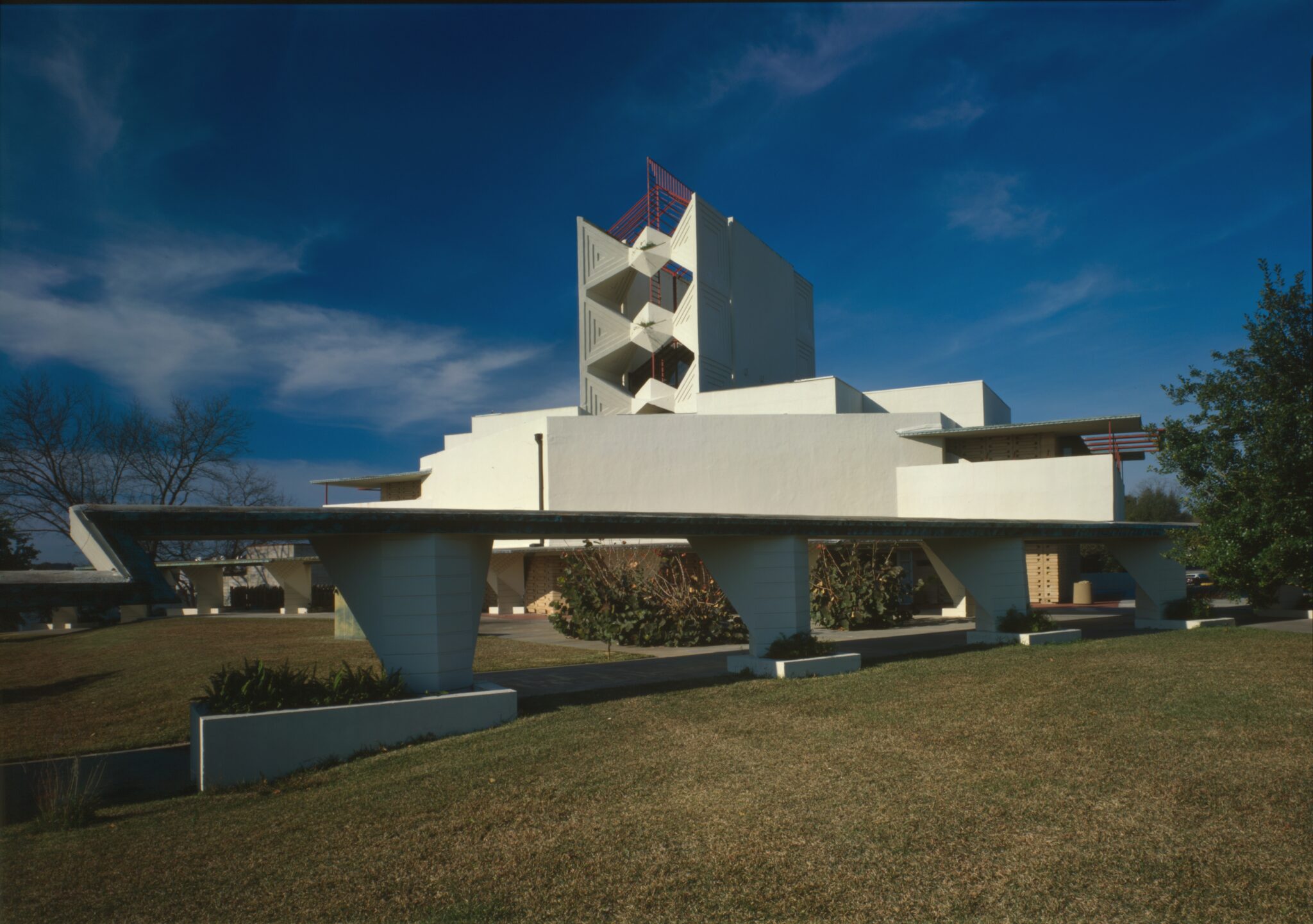Frank Lloyd Wright-designed Annie Pfeiffer Chapel at Florida Southern College in Lakeland, Florida