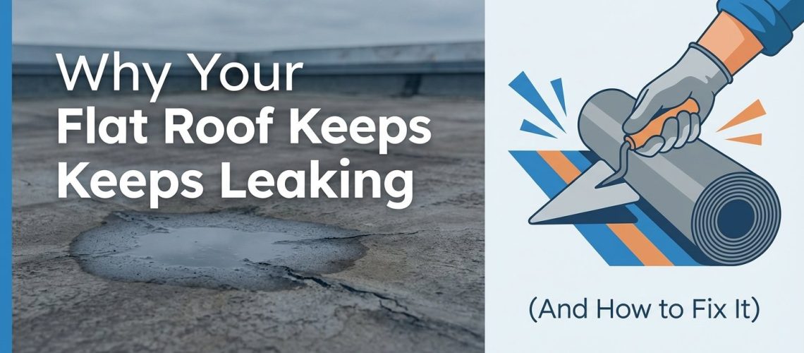 Why Your Flat Roof Keeps Leaking (And How to Fix It)