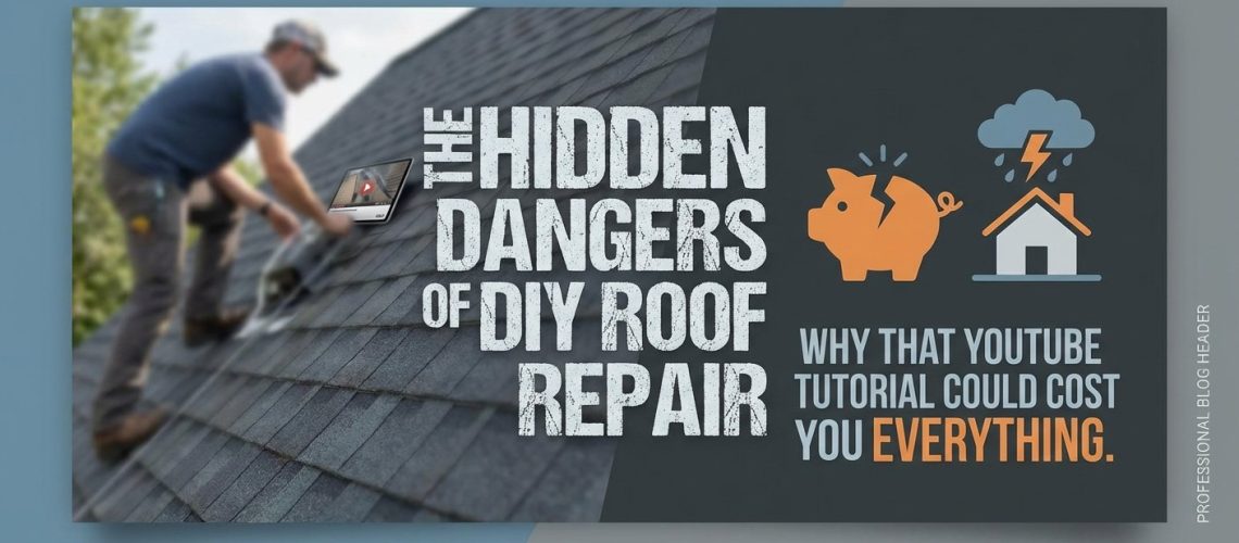 The Hidden Dangers of DIY Roof Repair: Why That YouTube Tutorial Could Cost You Everything