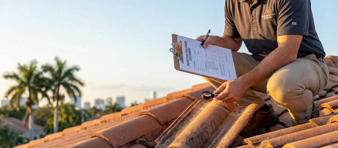 Roof Certifications for Real Estate Transactions