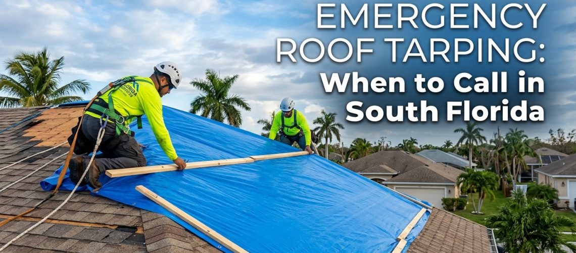 Emergency Roof Tarping: When to Call in South Florida