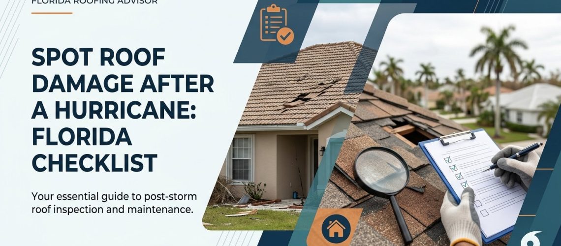 Spot Roof Damage After a Hurricane: Florida Checklist