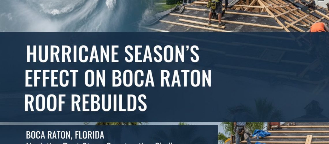 Hurricane Season's Effect on Boca Raton Roof Rebuilds